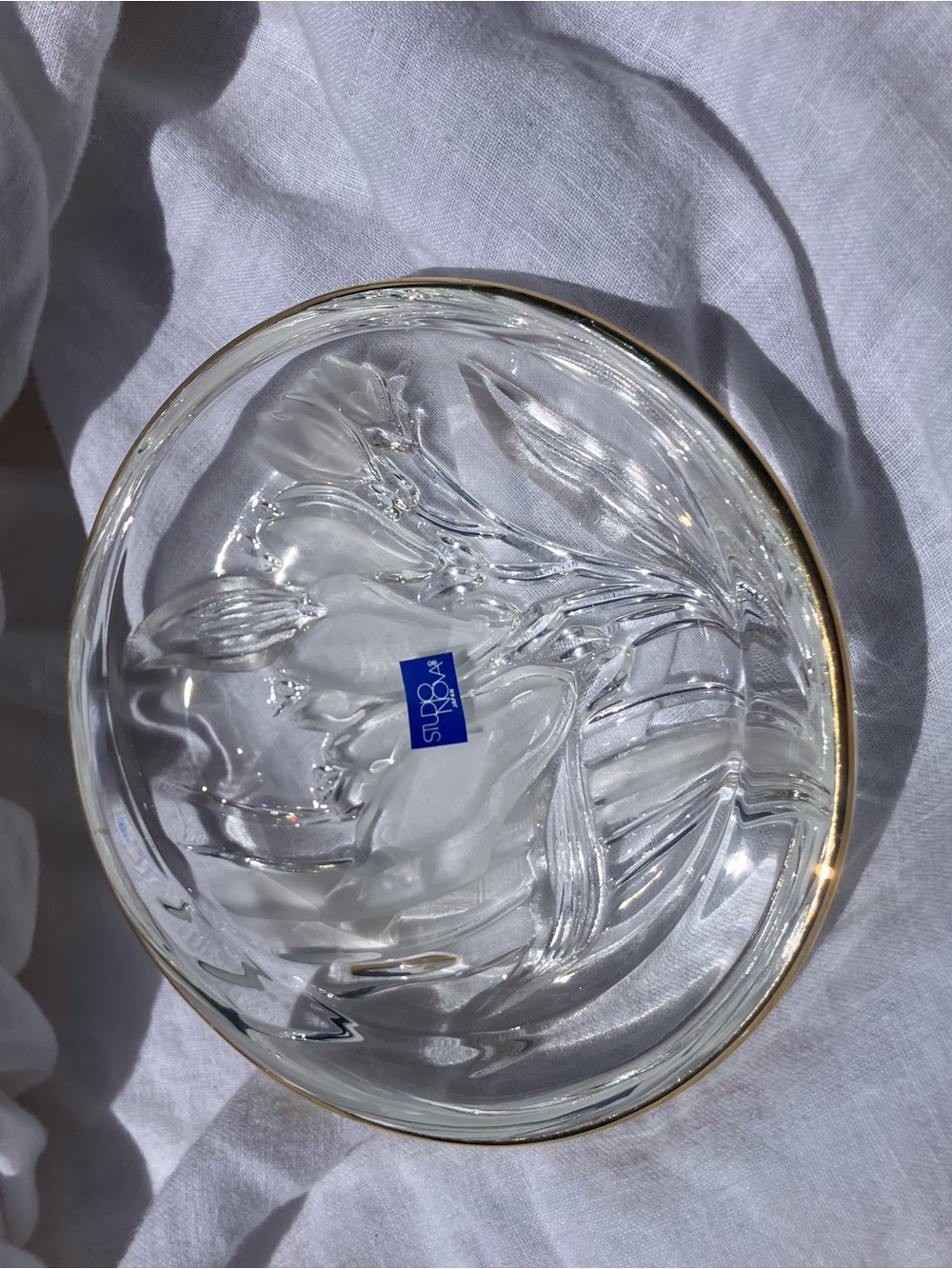 Studio Nova Vintage 1980’s Crystal candy dish trinket dish